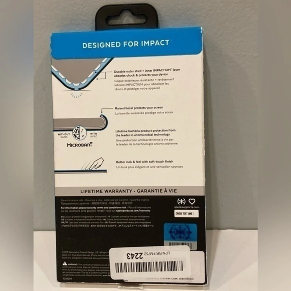 iPhone 11 Pro Max Black Speck Phone Case Cover Open Box